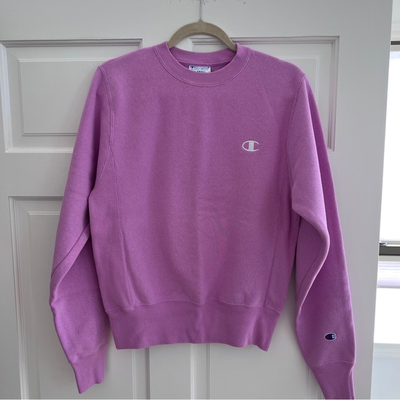 LIKE NEW Champion Pink Sweatshirt - Picture 1 of 5